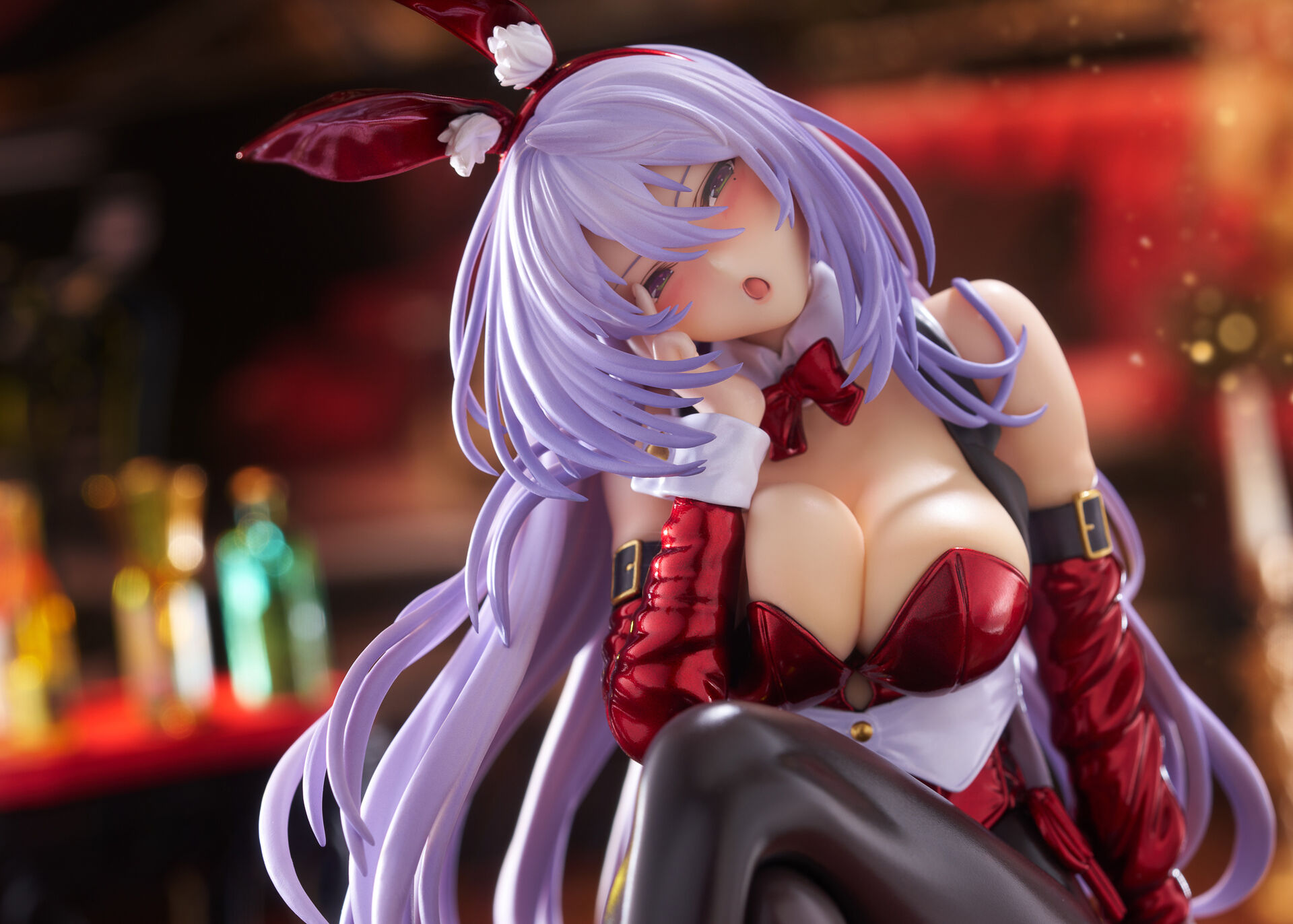 Hanikami, Kanojo wa Koi o Suru - Amagasa Tsuduri - 1/7 - Bunny Style, Christmas Santa Color (PLUM)
