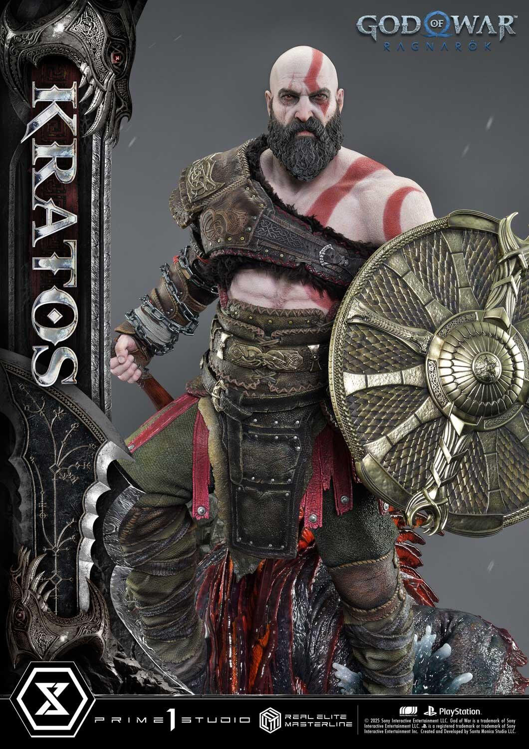 God of War Ragnarök - Dreki - Kratos - Mimir - Real Elite Masterline  (REMGOW-01) - 1/3 (Prime 1 Studio) photo 7