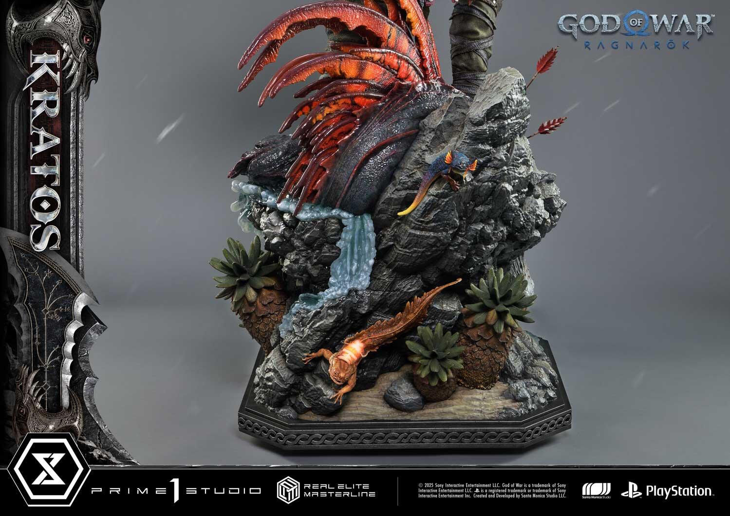 God of War Ragnarök - Dreki - Kratos - Mimir - Real Elite Masterline  (REMGOW-01) - 1/3 (Prime 1 Studio) photo 23