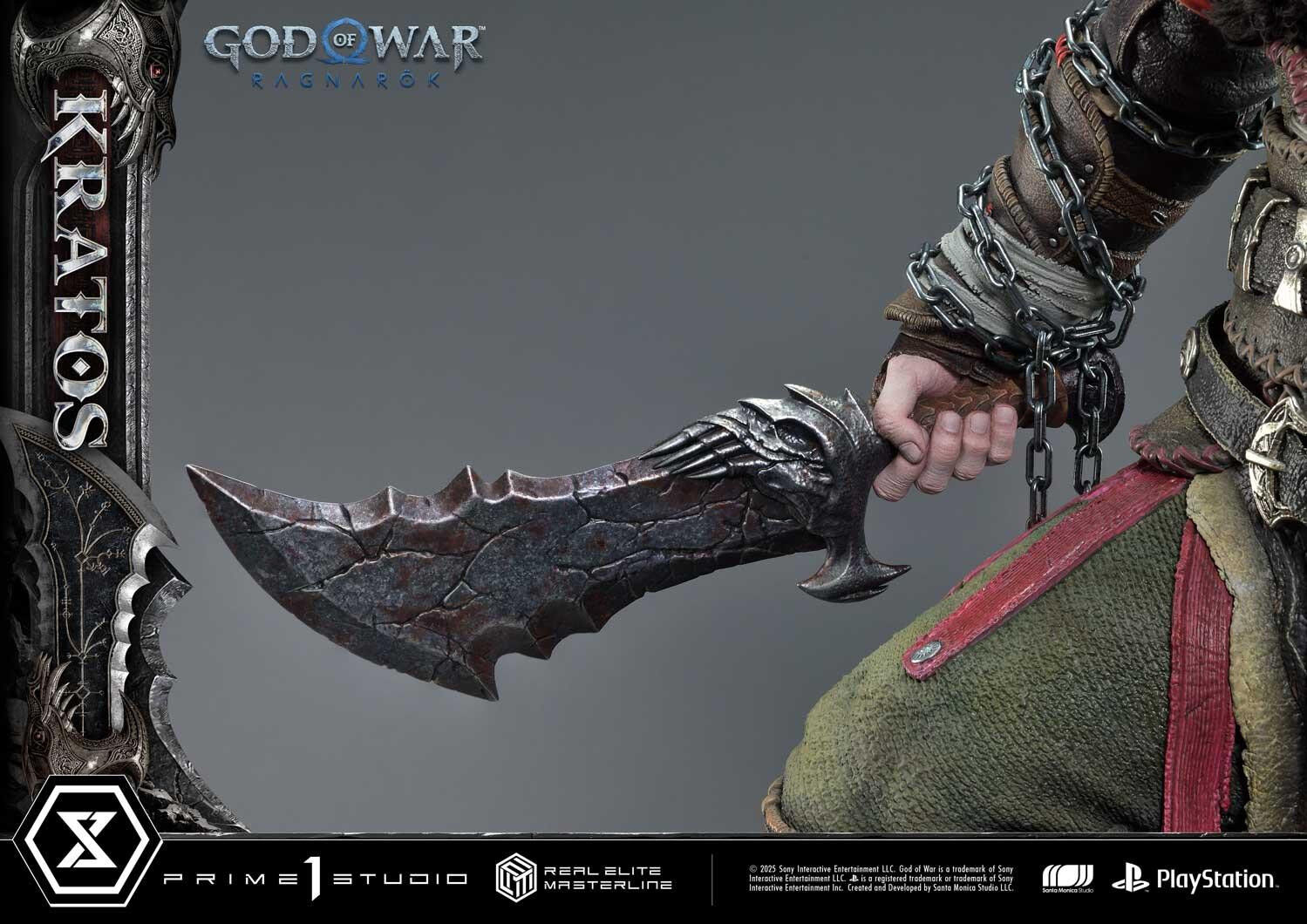 God of War Ragnarök - Dreki - Kratos - Mimir - Real Elite Masterline  (REMGOW-01) - 1/3 (Prime 1 Studio) photo 44