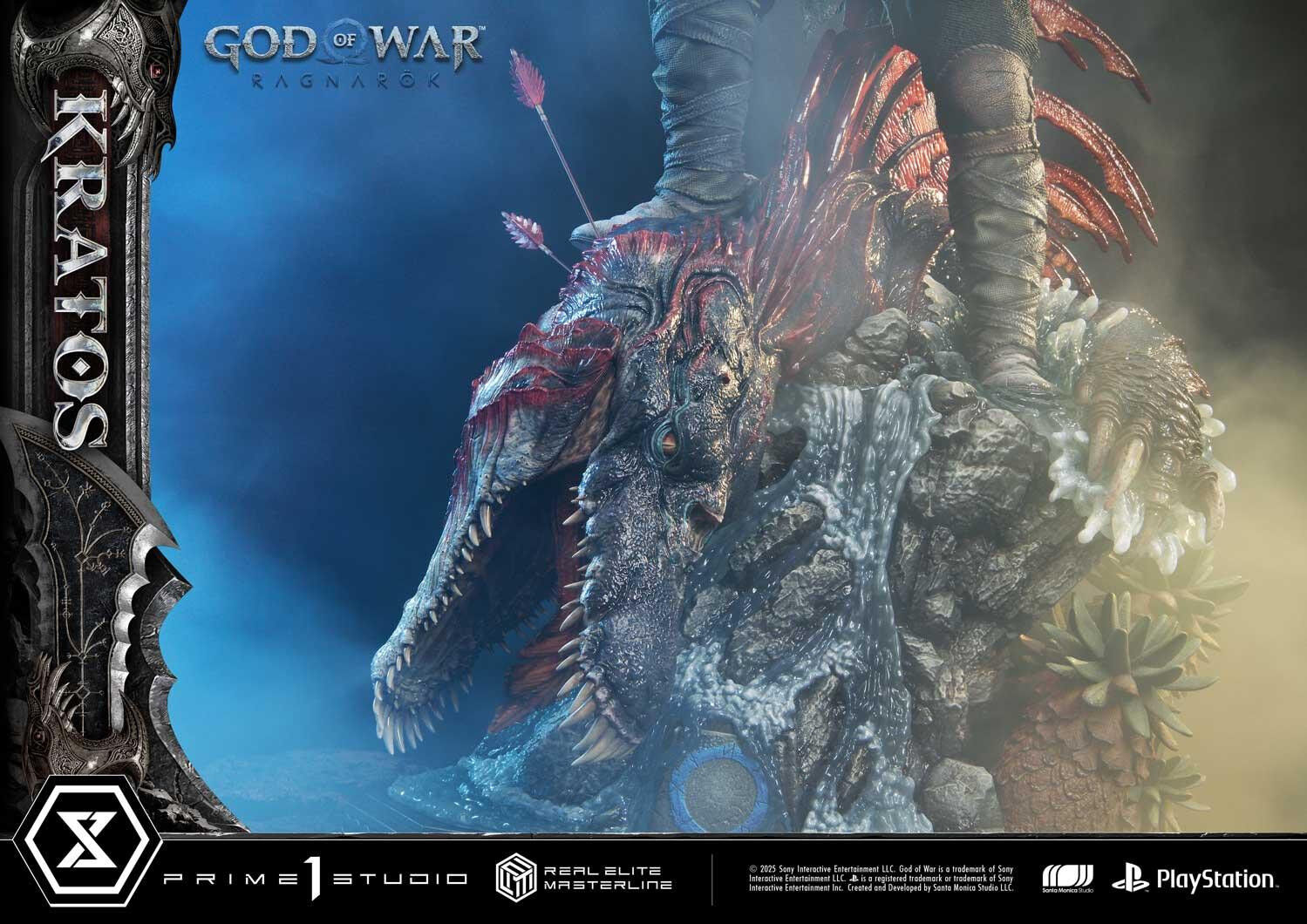 God of War Ragnarök - Dreki - Kratos - Mimir - Real Elite Masterline  (REMGOW-01) - 1/3 (Prime 1 Studio) photo 54