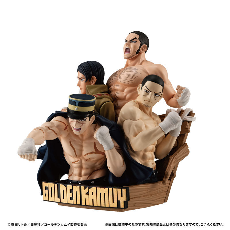 Golden Kamuy - Koito Otonoshin - Sugimoto Saichi - Tanigaki Genjirou - Tsukishima Hajime - Puchirama DX - Stenka!! (MegaHouse) photo 4