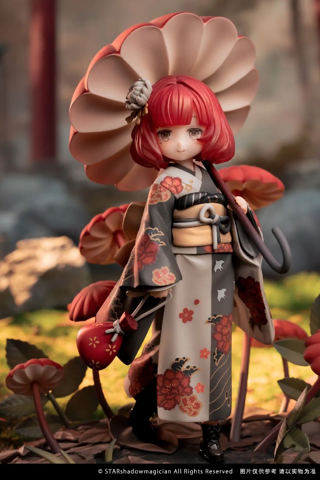 Original - Mushroom Girls Series (No.6) - Marasmius Haematocephalus - 1/1 (Merry Goods, Reverse Studio) photo 2