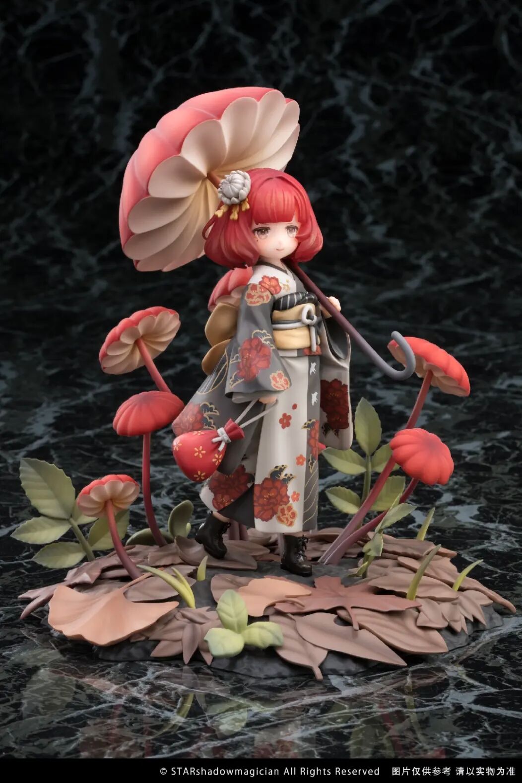 Original - Mushroom Girls Series (No.6) - Marasmius Haematocephalus - 1/1 (Merry Goods, Reverse Studio) photo 4