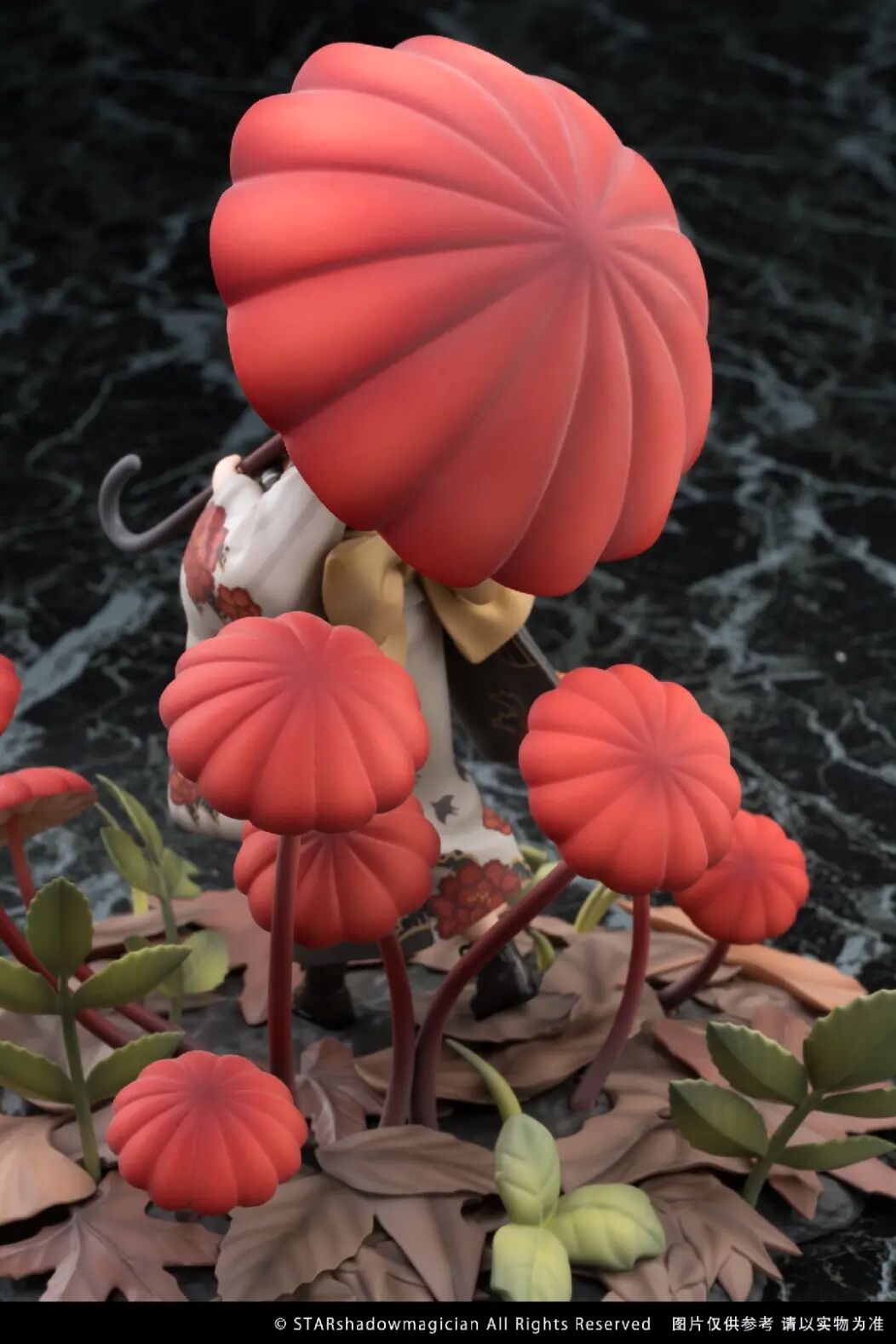 Original - Mushroom Girls Series (No.6) - Marasmius Haematocephalus - 1/1 (Merry Goods, Reverse Studio) photo 6