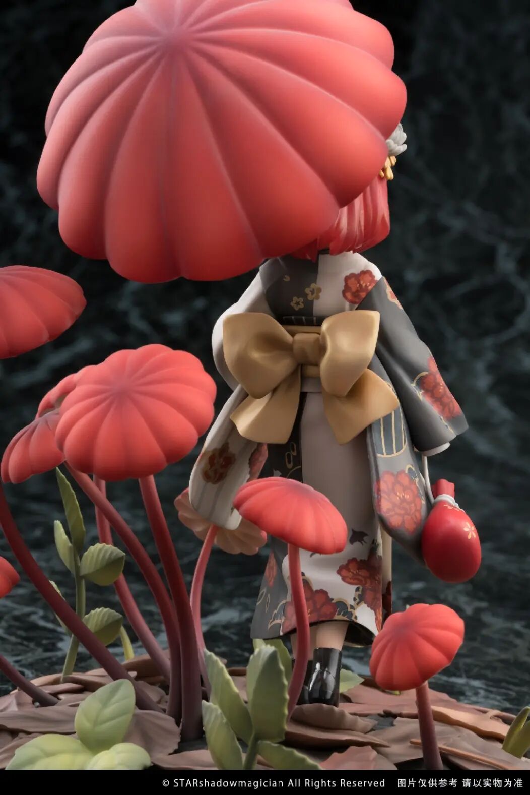 Original - Mushroom Girls Series (No.6) - Marasmius Haematocephalus - 1/1 (Merry Goods, Reverse Studio) photo 7