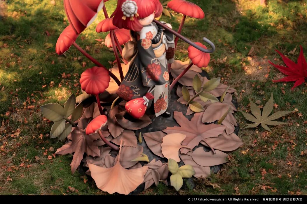 Original - Mushroom Girls Series (No.6) - Marasmius Haematocephalus - 1/1 (Merry Goods, Reverse Studio) photo 8