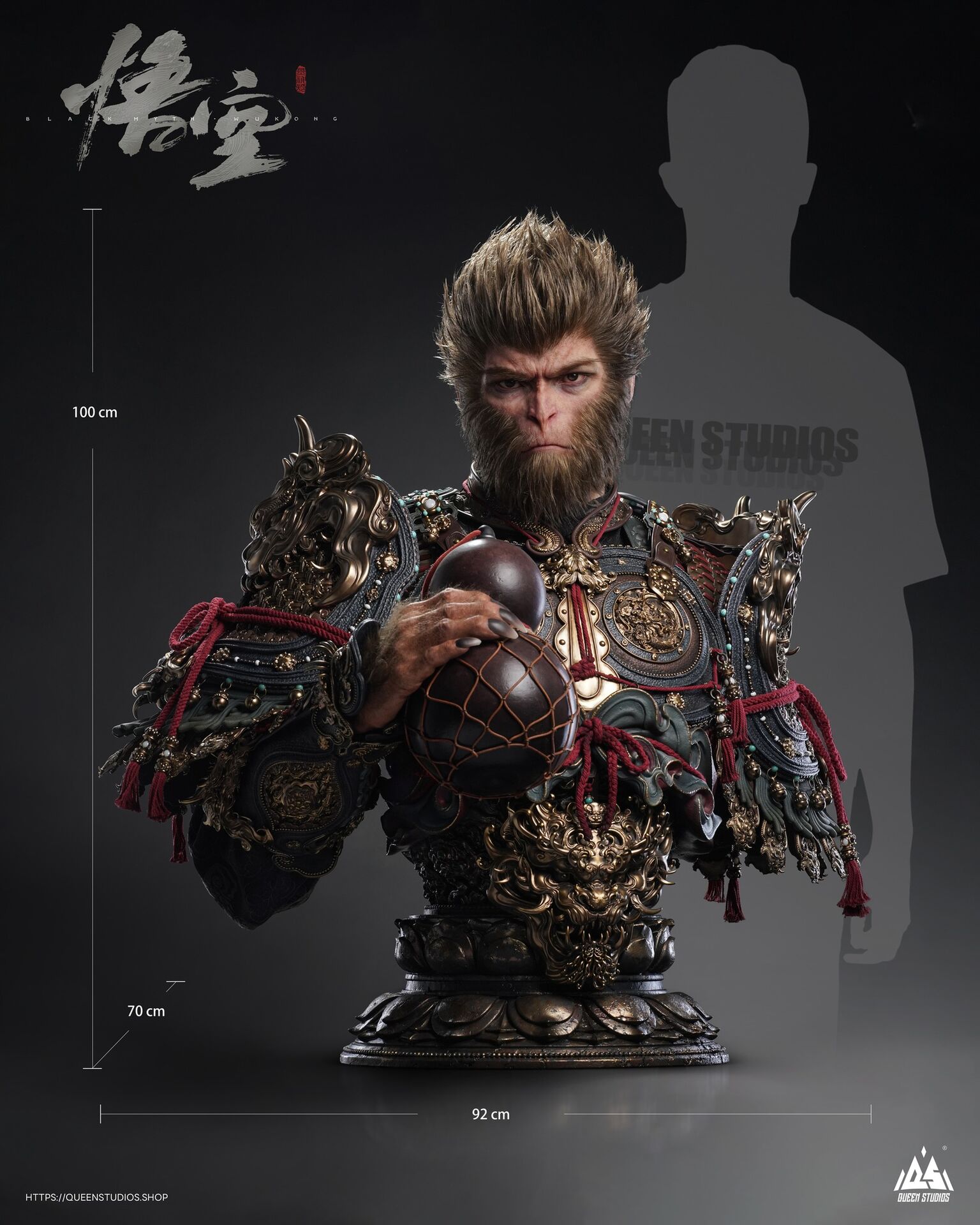 Black Myth: Wukong - Destined One - Bust - 1/1 (Queen Studios) photo 3