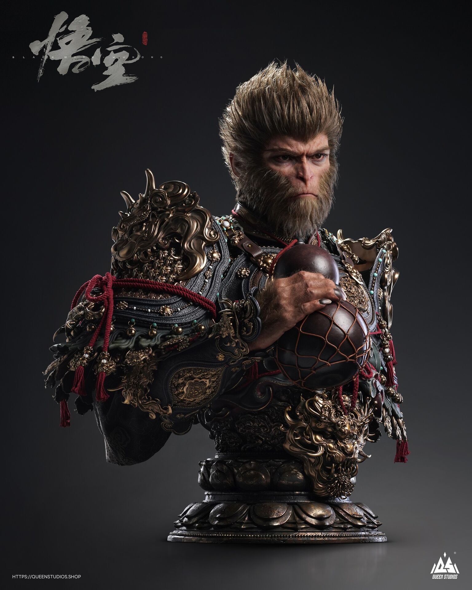 Black Myth: Wukong - Destined One - Bust - 1/1 (Queen Studios) photo 9
