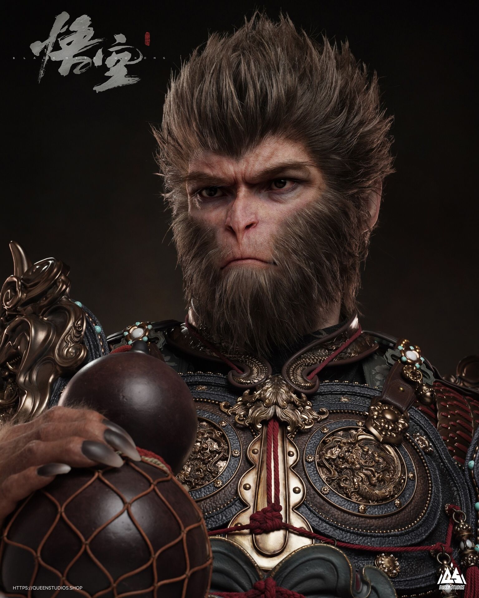 Black Myth: Wukong - Destined One - Bust - 1/1 (Queen Studios) photo 13