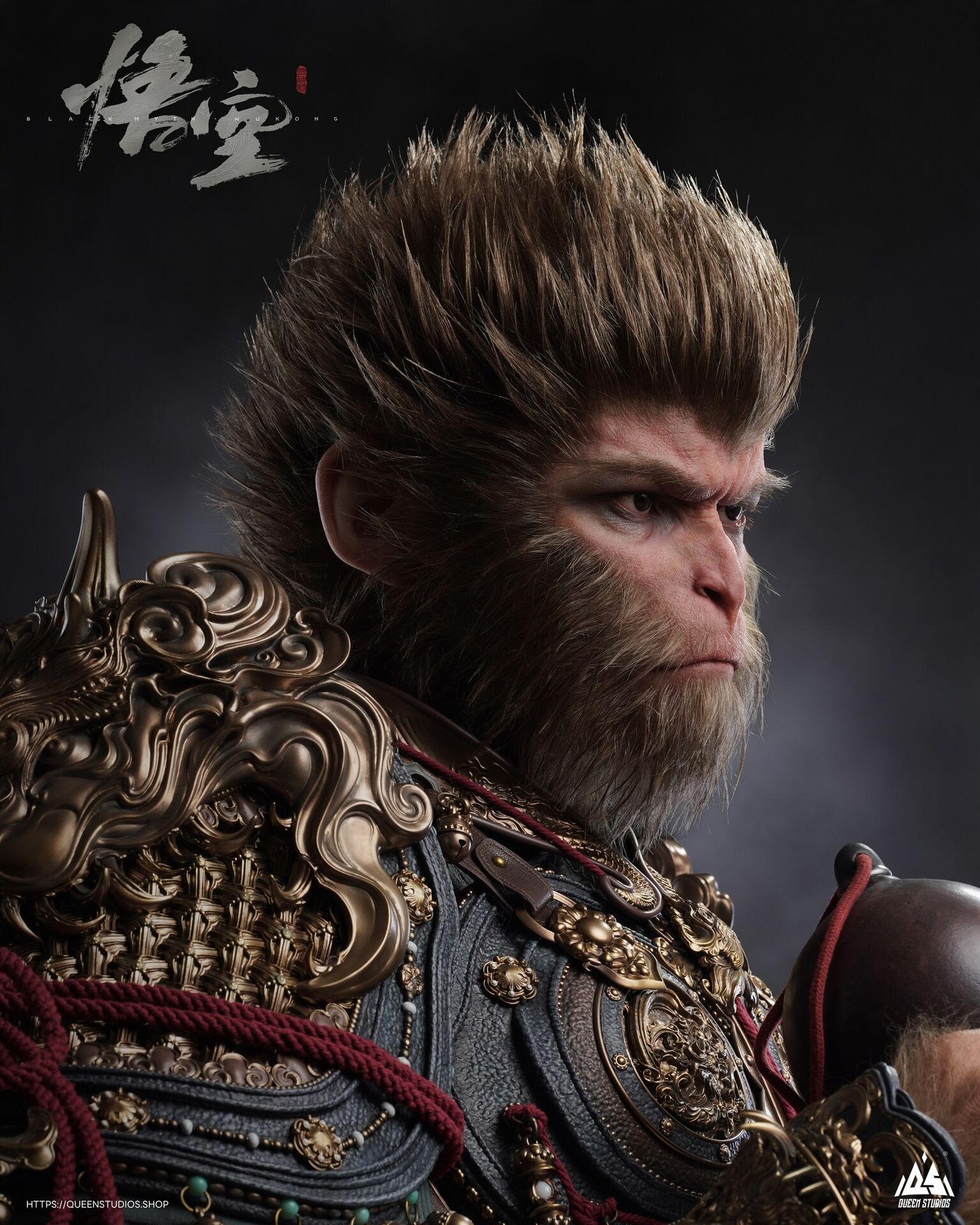 Black Myth: Wukong - Destined One - Bust - 1/1 (Queen Studios) photo 15