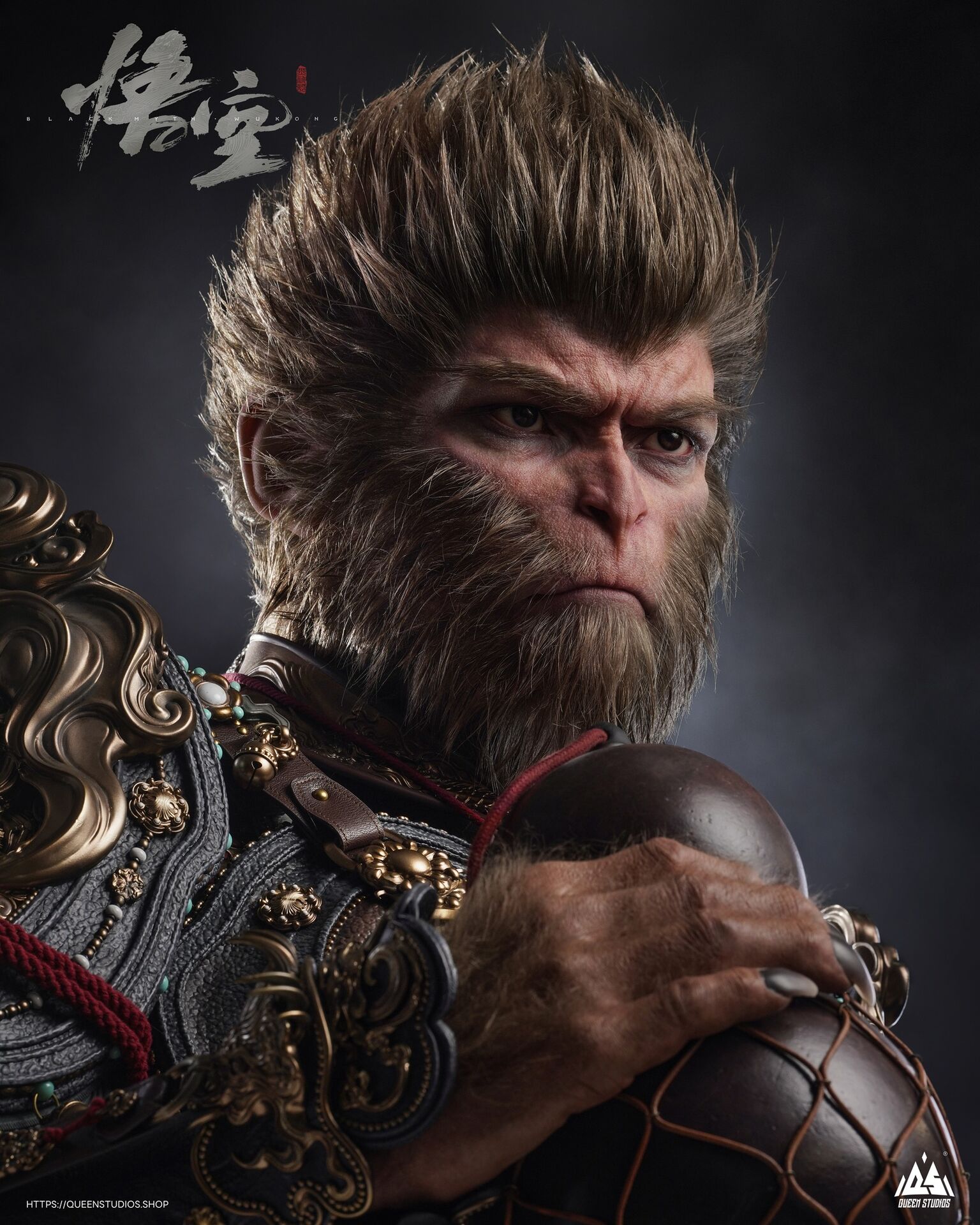 Black Myth: Wukong - Destined One - Bust - 1/1 (Queen Studios) photo 22