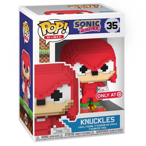 Sonic the Hedgehog - Knuckles the Echidna - POP! 8-Bit (35) - POP! Games - POP! Vinyl (Funko Toys) photo 2