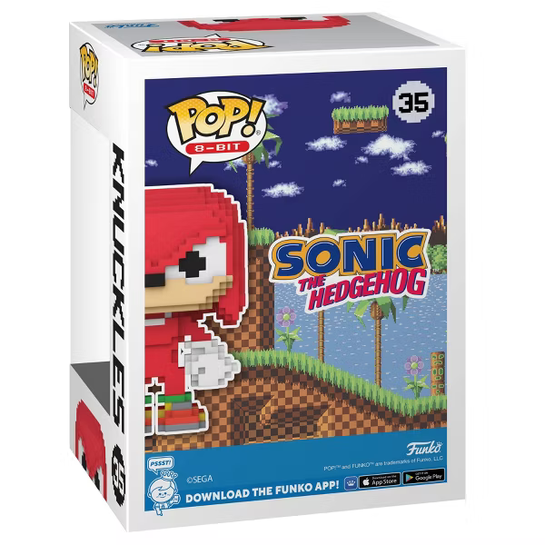 Sonic the Hedgehog - Knuckles the Echidna - POP! 8-Bit (35) - POP! Games - POP! Vinyl (Funko Toys) photo 3