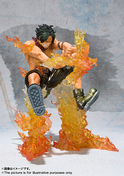 One Piece - Portgas D. Ace - Figuarts ZERO - Battle ver. Juujika , Special Color Edition (Bandai) photo 16