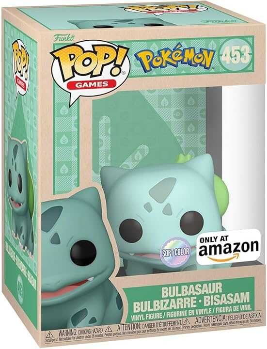 Pocket Monsters - Fushigidane - POP! Games  (#453) - POP! Pokémon - POP! Vinyl - Soft Color (Amazon, Funko Toys) photo 2