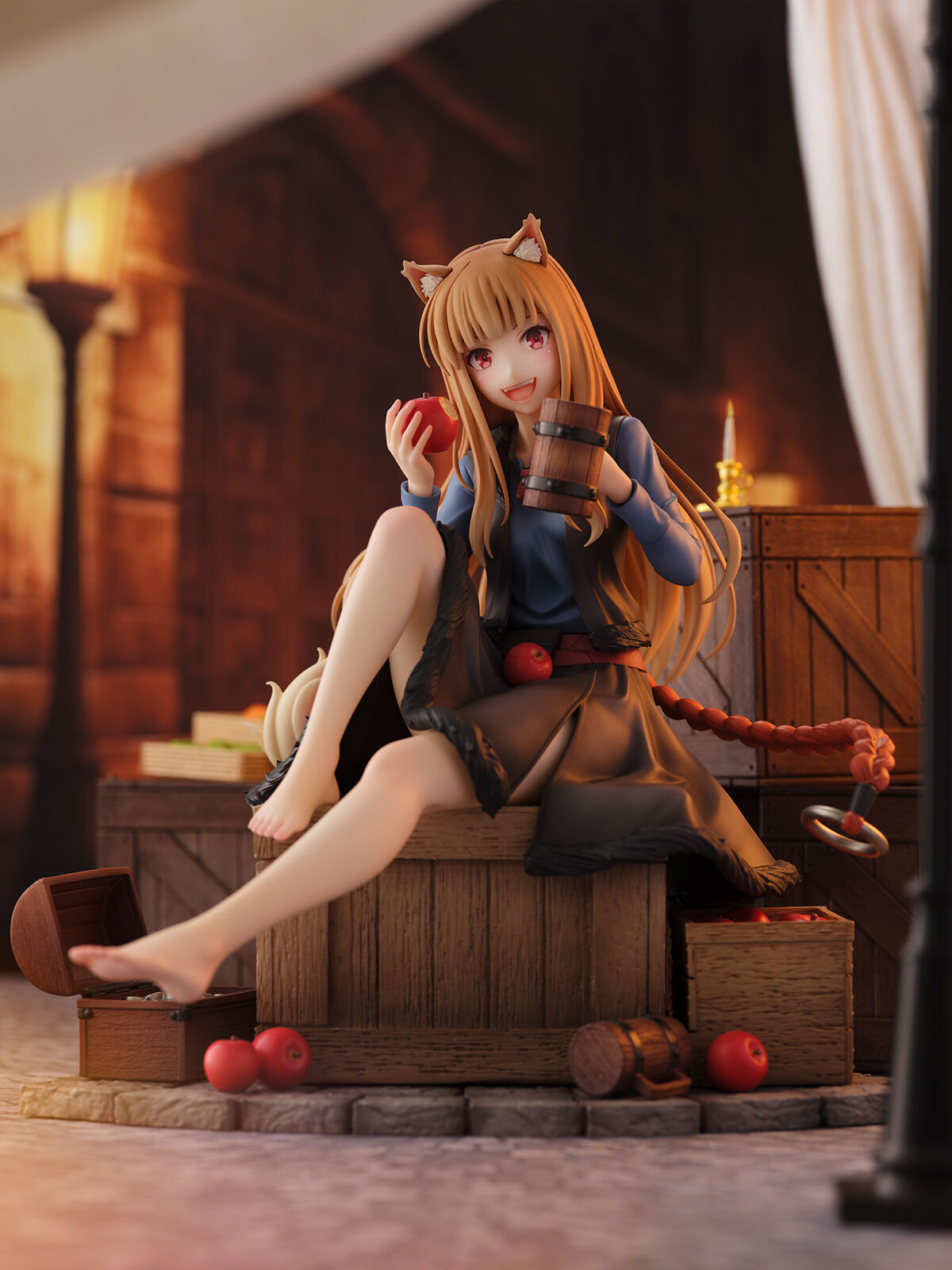 Ookami to Koushinryou: Merchant Meets the Wise Wolf - Holo - Shibuya Scramble Figure - 1/7 (CyberZ, eStream, Oriental Forest)