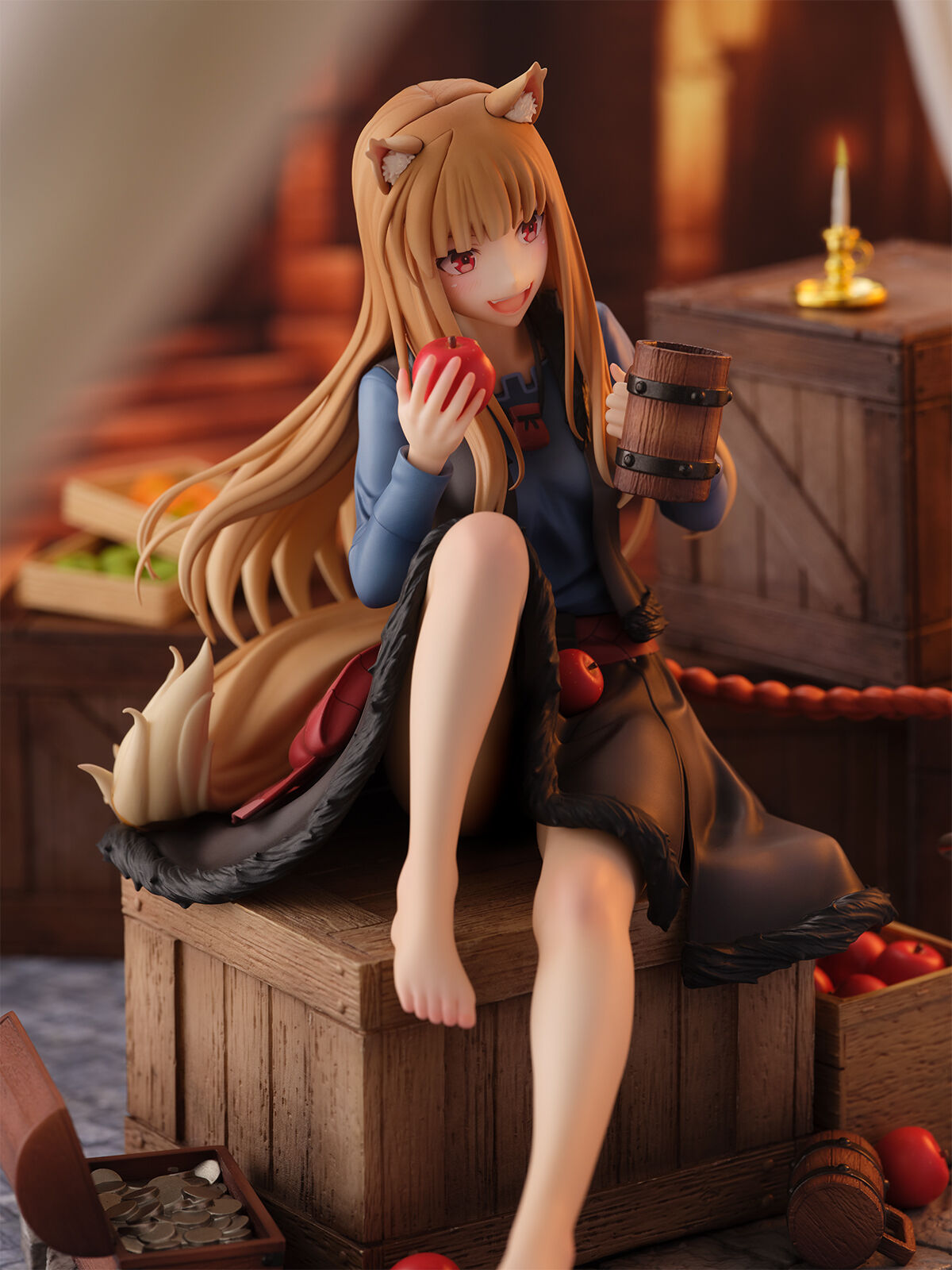 Ookami to Koushinryou: Merchant Meets the Wise Wolf - Holo - Shibuya Scramble Figure - 1/7 (CyberZ, eStream, Oriental Forest) photo 5