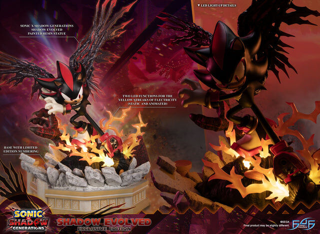 Sonic x Shadow Generations - Shadow the Hedgehog - Shadow Evolved, Exclusive Edition (First 4 Figures) photo 19