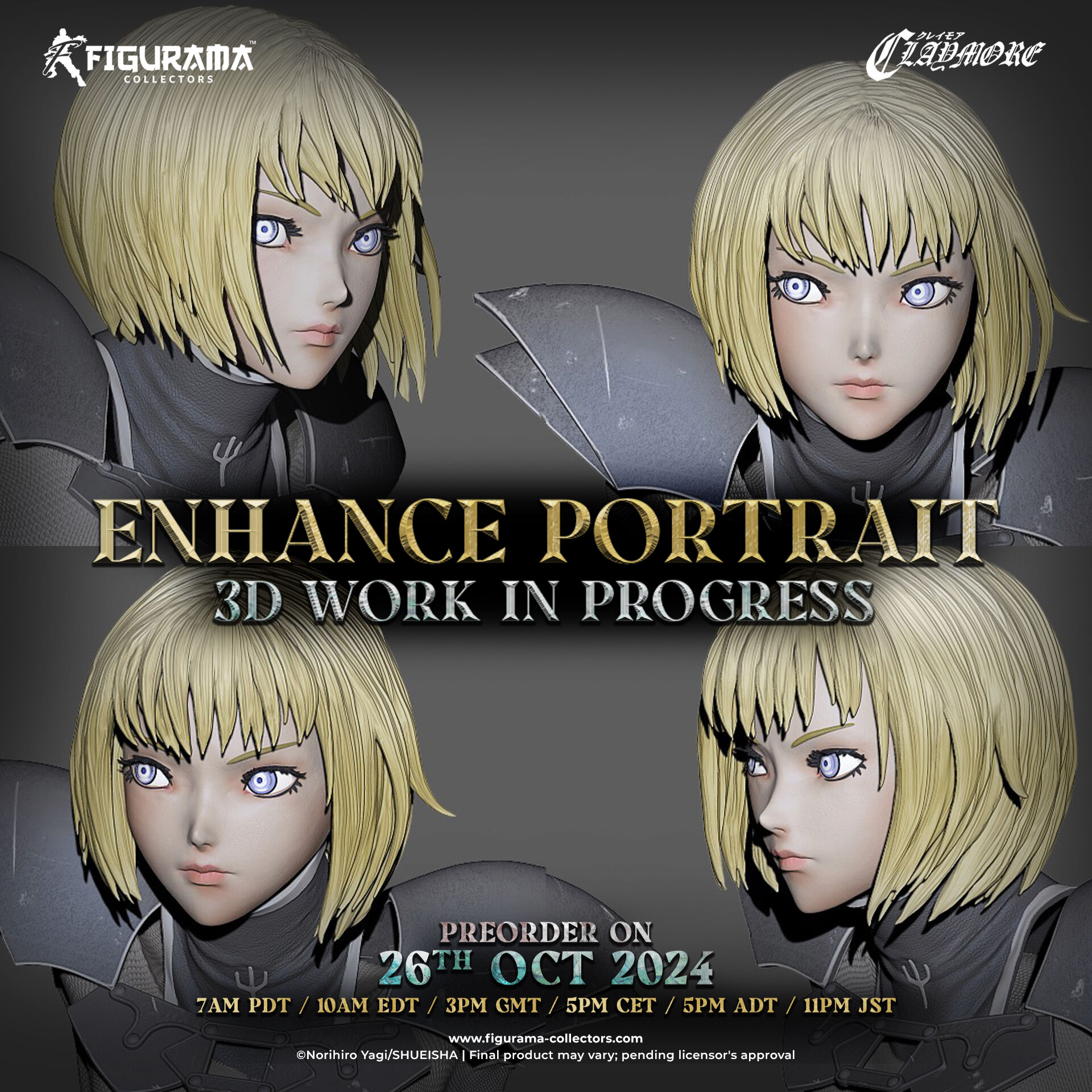 Claymore - Clare - Ophelia - Elite Exclusive Statue - 1/6 (Figurama Collectors) photo 16