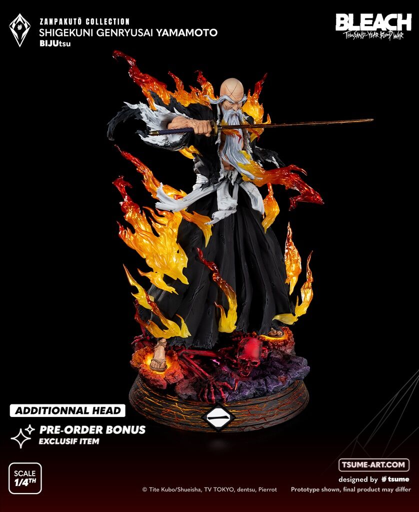 Bleach Sennen Kessen-hen - Yamamoto Genryuusai Shigekuni - Bijutsu - Zanpakuto Collection (#01) - 1/4 (Tsume) photo 7