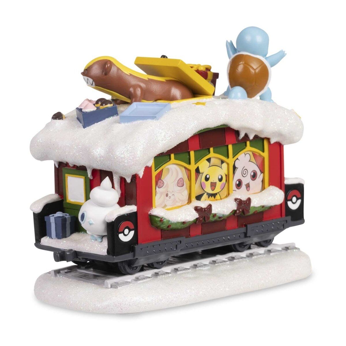 Pocket Monsters - Chillarmy - Himeguma - Hoshigarisu - Mawhip - Pichu - Pupurin - Togepy - Vanipeti - Youngoose - Zenigame - Pokémon Holiday Train - Wintry Delights Dining Car (PokémonCenter.com, The Pokémon Company International)