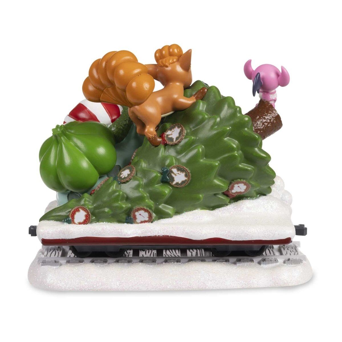 Pocket Monsters - Beroba - Fushigidane - Rokon - Pokémon Holiday Train - Snowy Fun Tree Flatcar (PokémonCenter.com, The Pokémon Company International)
