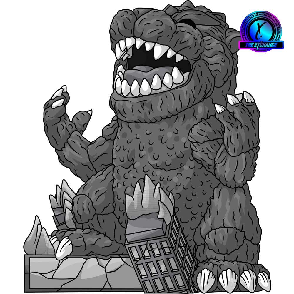 Gojira - Godzilla x Youtooz - Youtooz  (#8) - Black and White (Youtooz)