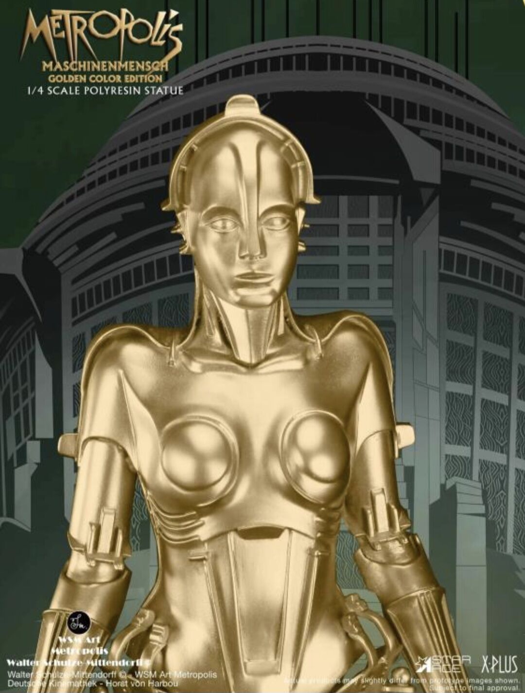 Metropolis - Maschinenmensch - 1/4 - Golden Color Edition (Star Ace, X-Plus) photo 4