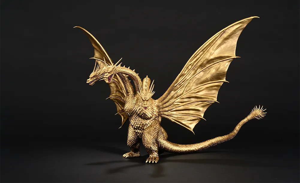 Gojira vs. King Ghidorah - King Ghidorah - Ichiban Kuji - Ichiban Kuji "Gojira vs. King Ghidorah" ~Chou Dragon Kaijuu King Ghidorah~ (A Prize) - Magnuvics - (1991) (Bandai Spirits) photo 11