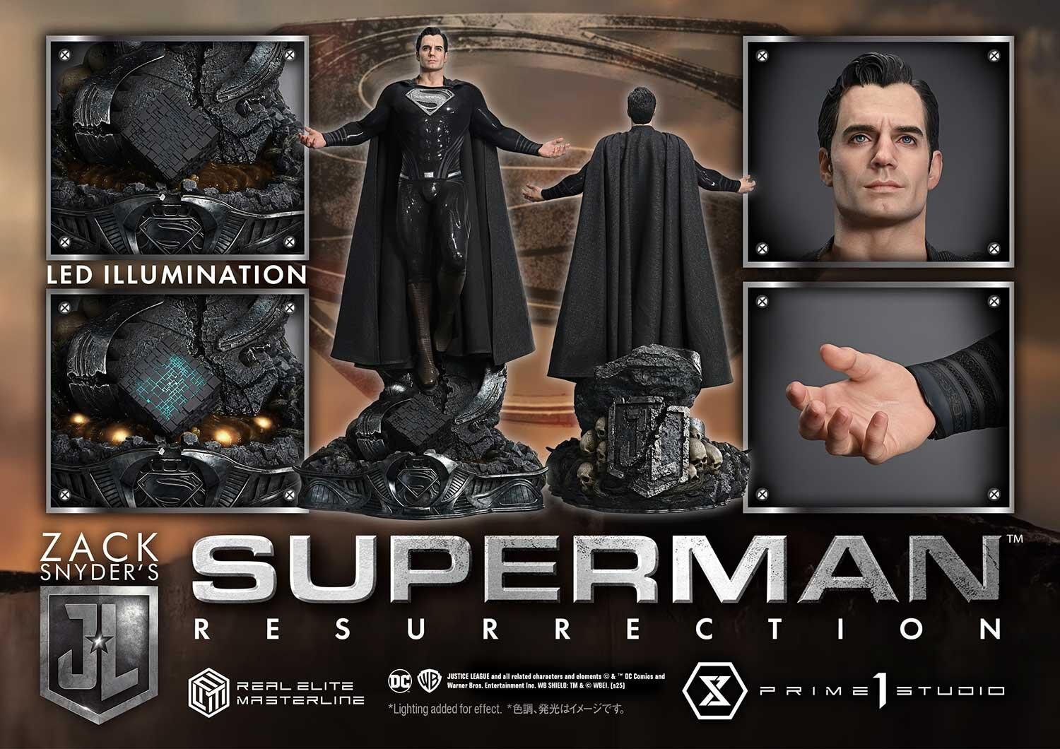 Zack Snyder's Justice League - Superman - Real Elite Masterline  (REMJL-01) - 1/3 - Resurrection (Prime 1 Studio) photo 13