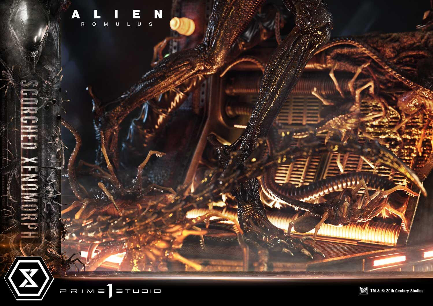 Alien: Romulus - Facehugger - Scorched Alien - Museum Masterline XL (MMXLAL-02) - 1/3 (Prime 1 Studio)