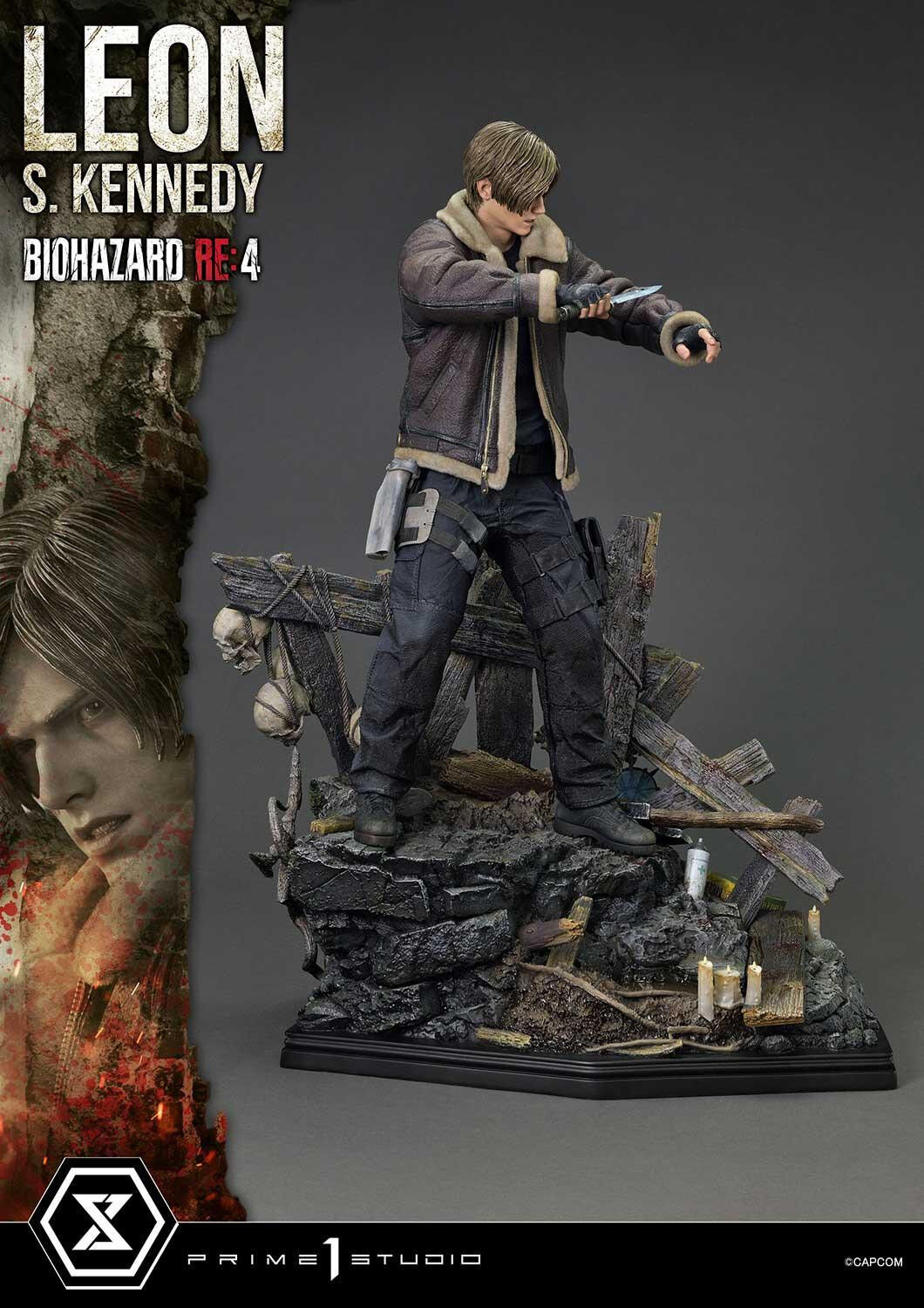 Biohazard Re:4 - Leon S. Kennedy - Ultimate Premium Masterline (UPMRE4-01) - 1/4 (Prime 1 Studio) photo 24