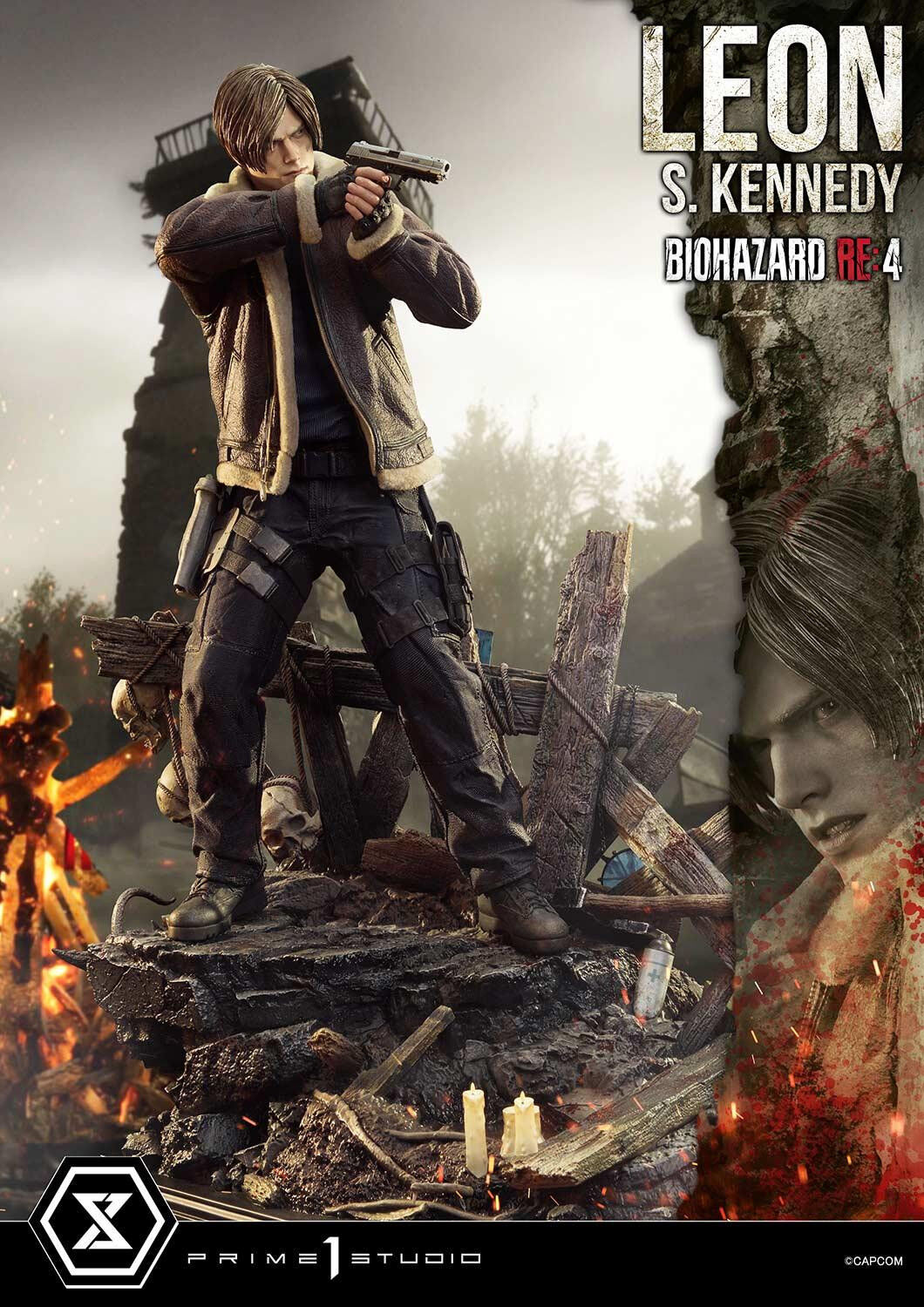 Biohazard Re:4 - Leon S. Kennedy - Ultimate Premium Masterline (UPMRE4-01) - 1/4 (Prime 1 Studio) photo 50