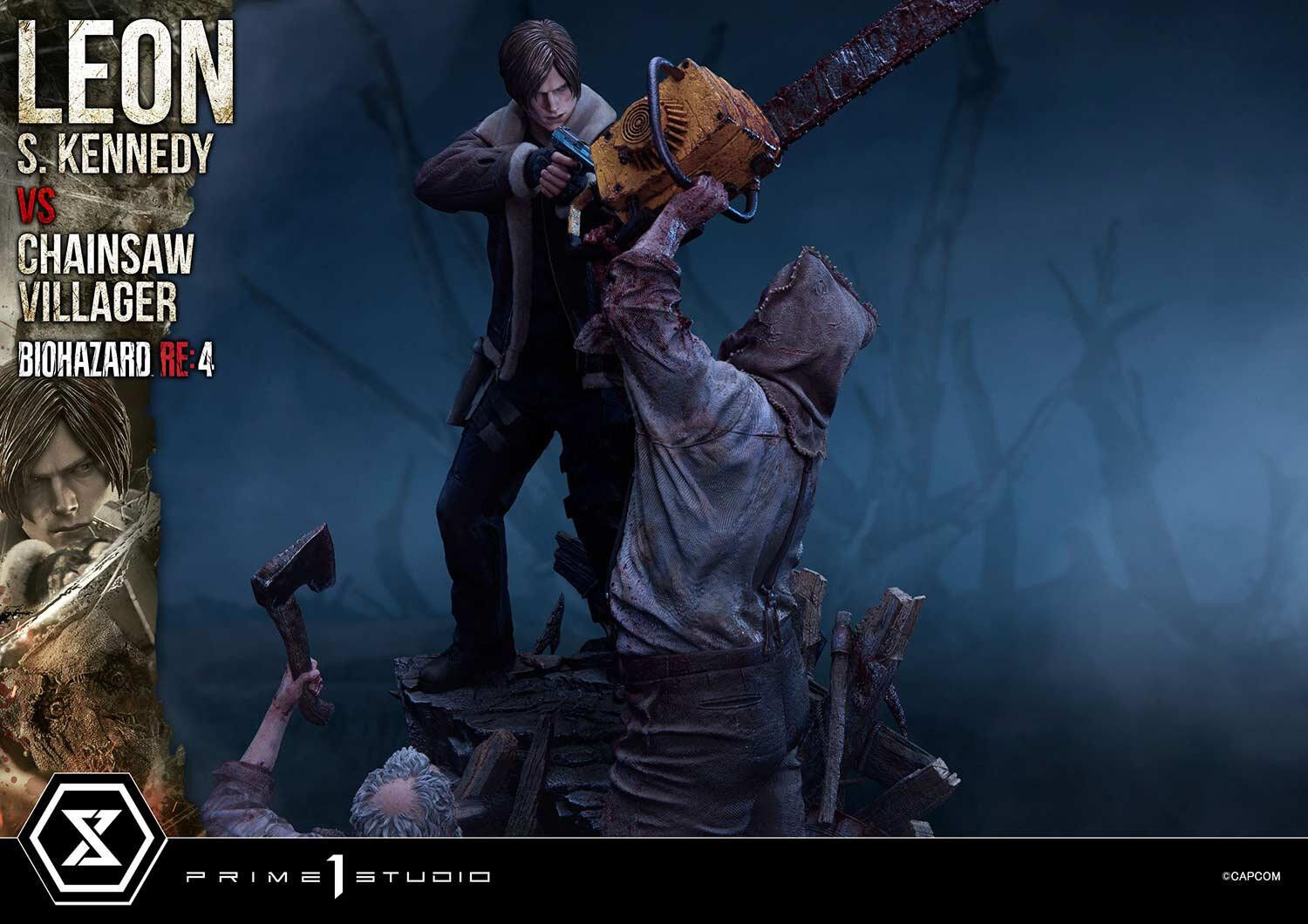 Biohazard Re:4 - Chainsaw Otoko - Leon S. Kennedy - Los Ganados - Ultimate Premium Masterline (UPMRE4-02) - 1/4 (Prime 1 Studio) photo 5