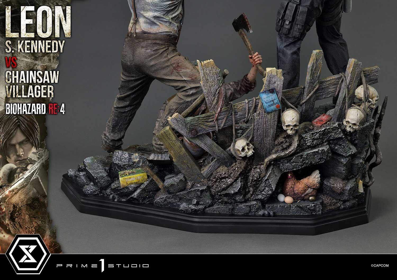 Biohazard Re:4 - Chainsaw Otoko - Leon S. Kennedy - Los Ganados - Ultimate Premium Masterline (UPMRE4-02) - 1/4 (Prime 1 Studio) photo 6