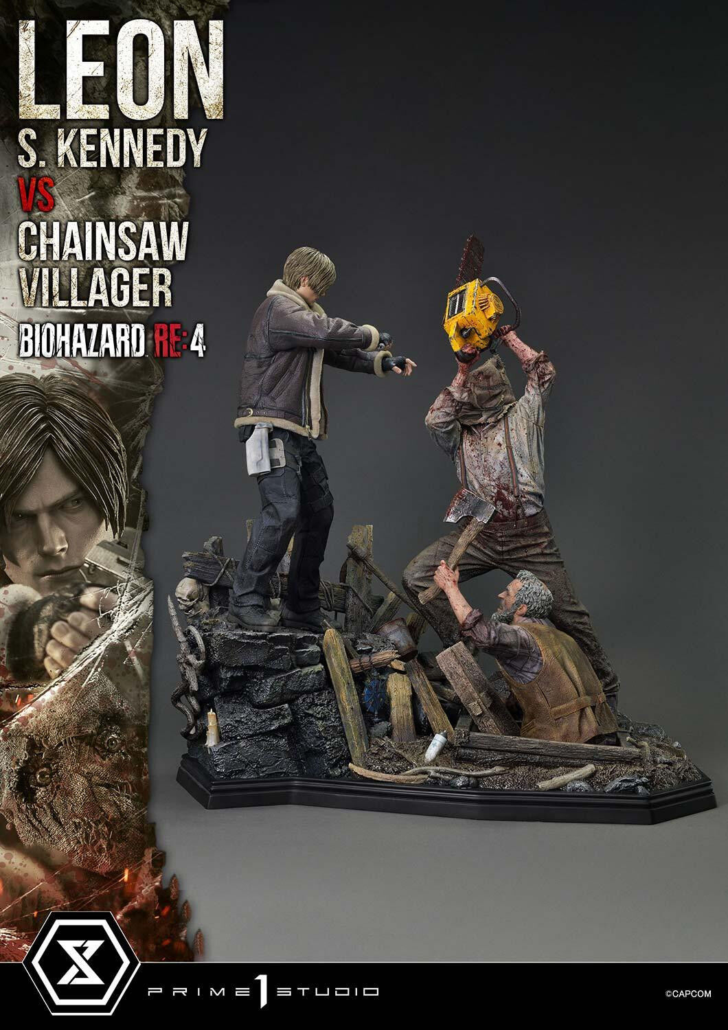 Biohazard Re:4 - Chainsaw Otoko - Leon S. Kennedy - Los Ganados - Ultimate Premium Masterline (UPMRE4-02) - 1/4 (Prime 1 Studio) photo 12