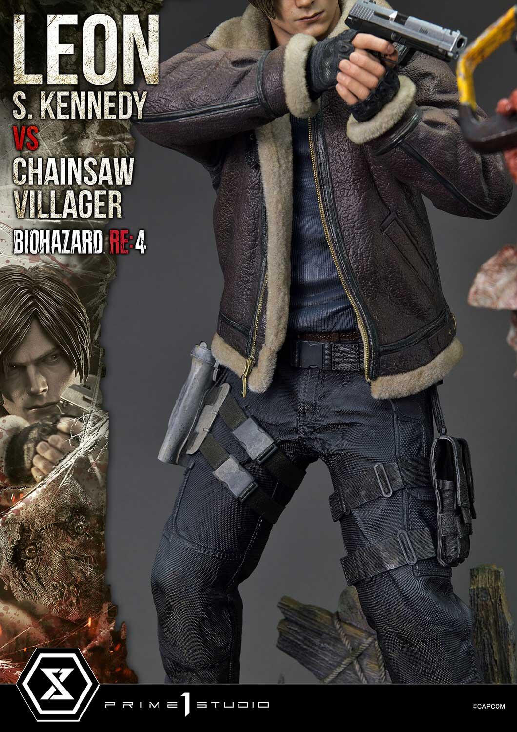 Biohazard Re:4 - Chainsaw Otoko - Leon S. Kennedy - Los Ganados - Ultimate Premium Masterline (UPMRE4-02) - 1/4 (Prime 1 Studio) photo 16
