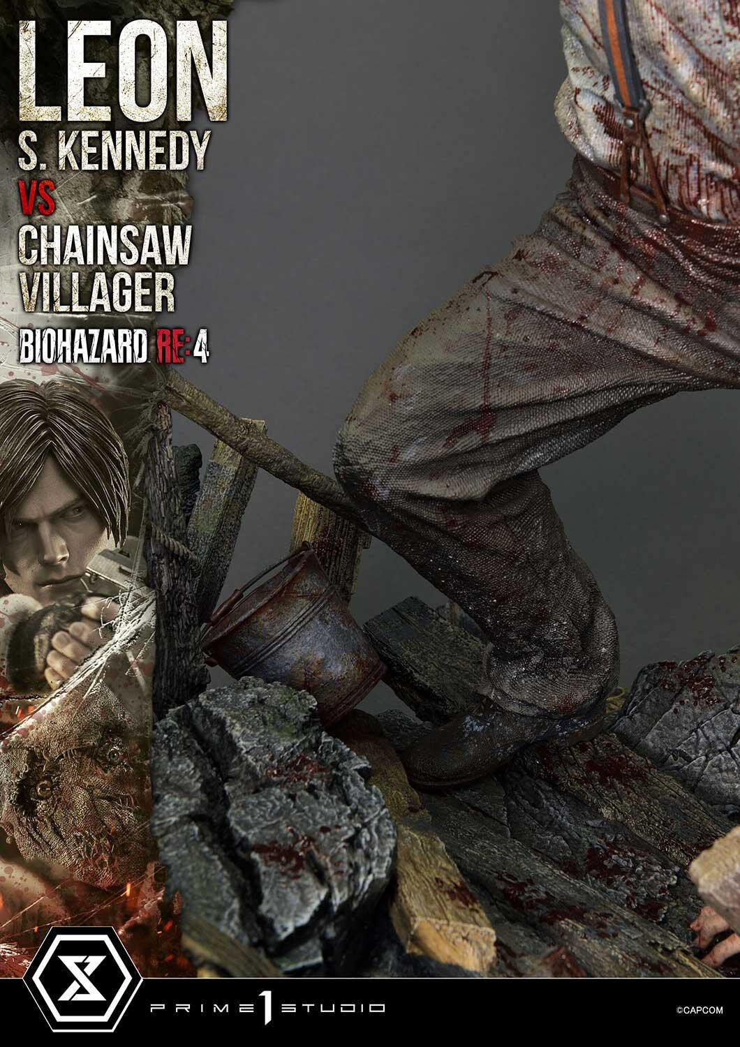 Biohazard Re:4 - Chainsaw Otoko - Leon S. Kennedy - Los Ganados - Ultimate Premium Masterline (UPMRE4-02) - 1/4 (Prime 1 Studio) photo 39