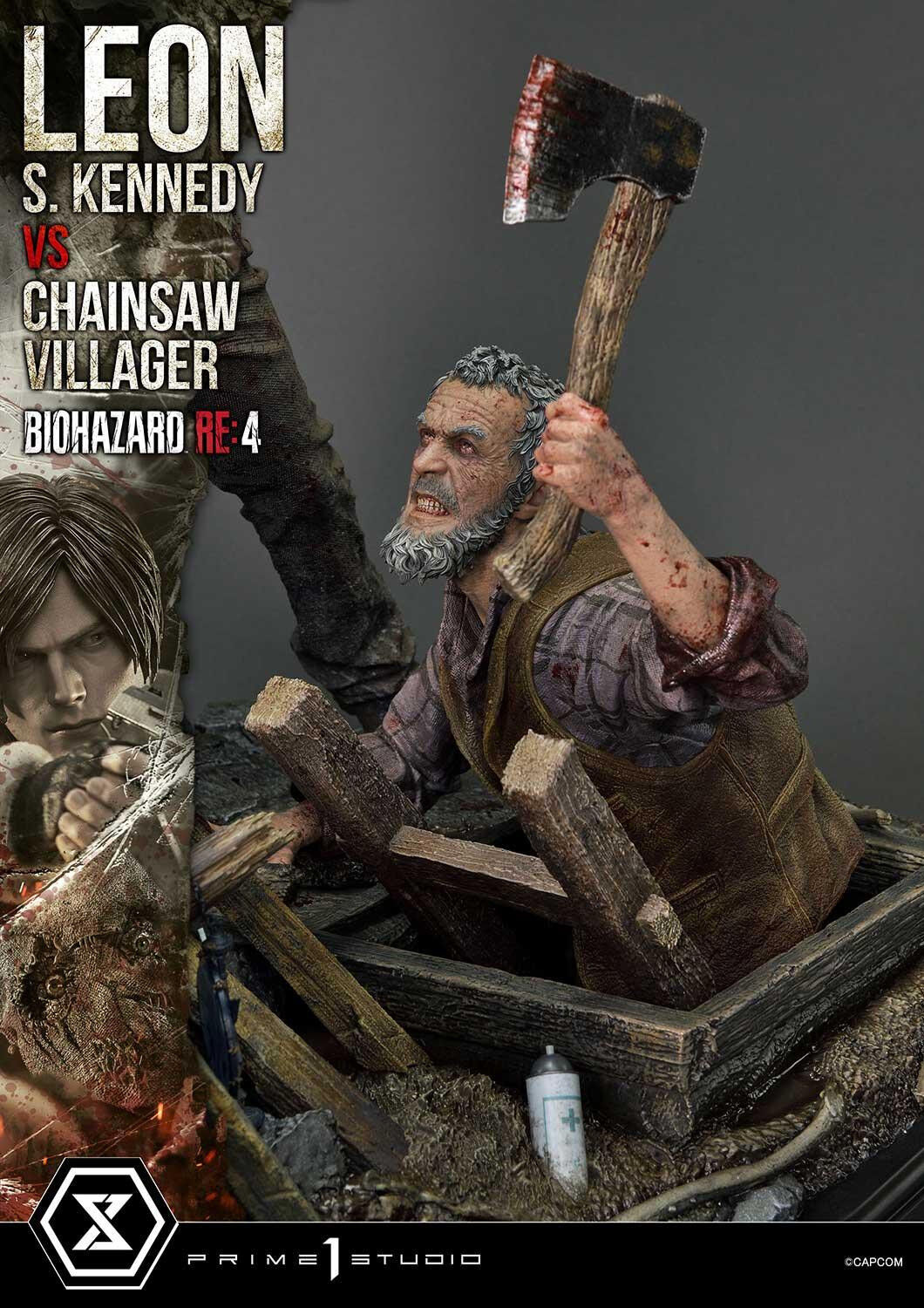 Biohazard Re:4 - Chainsaw Otoko - Leon S. Kennedy - Los Ganados - Ultimate Premium Masterline (UPMRE4-02) - 1/4 (Prime 1 Studio) photo 41
