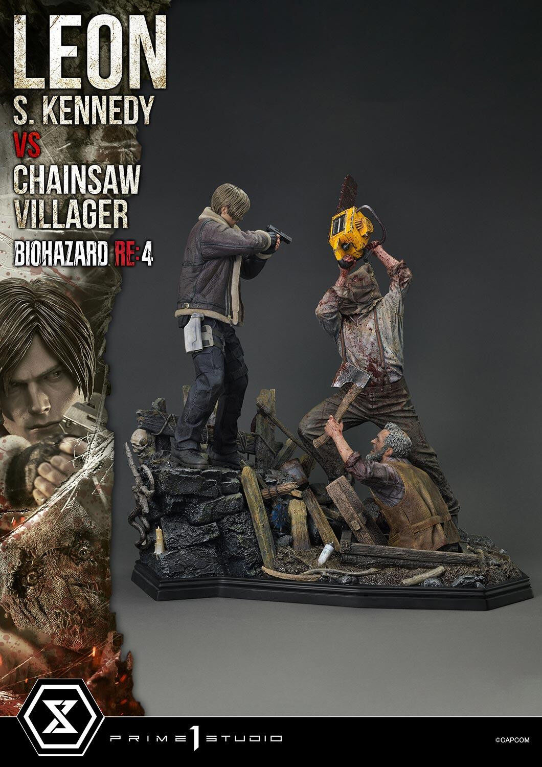 Biohazard Re:4 - Chainsaw Otoko - Leon S. Kennedy - Los Ganados - Ultimate Premium Masterline (UPMRE4-02) - 1/4 (Prime 1 Studio) photo 58