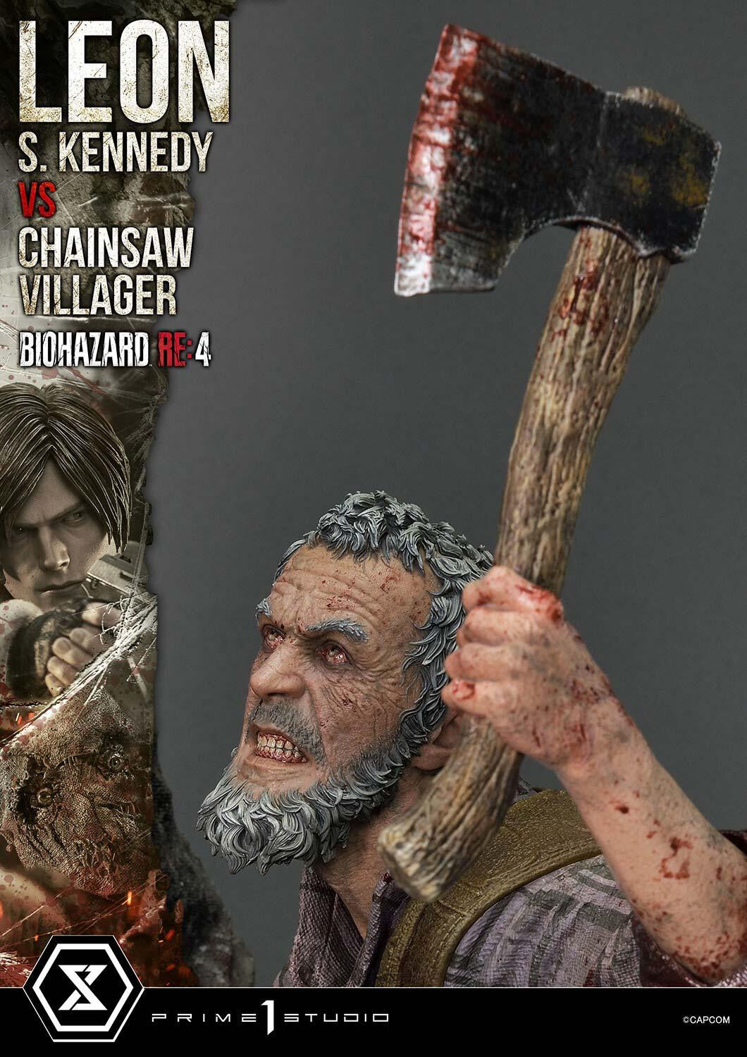 Biohazard Re:4 - Chainsaw Otoko - Leon S. Kennedy - Los Ganados - Ultimate Premium Masterline (UPMRE4-02) - 1/4 (Prime 1 Studio) photo 63