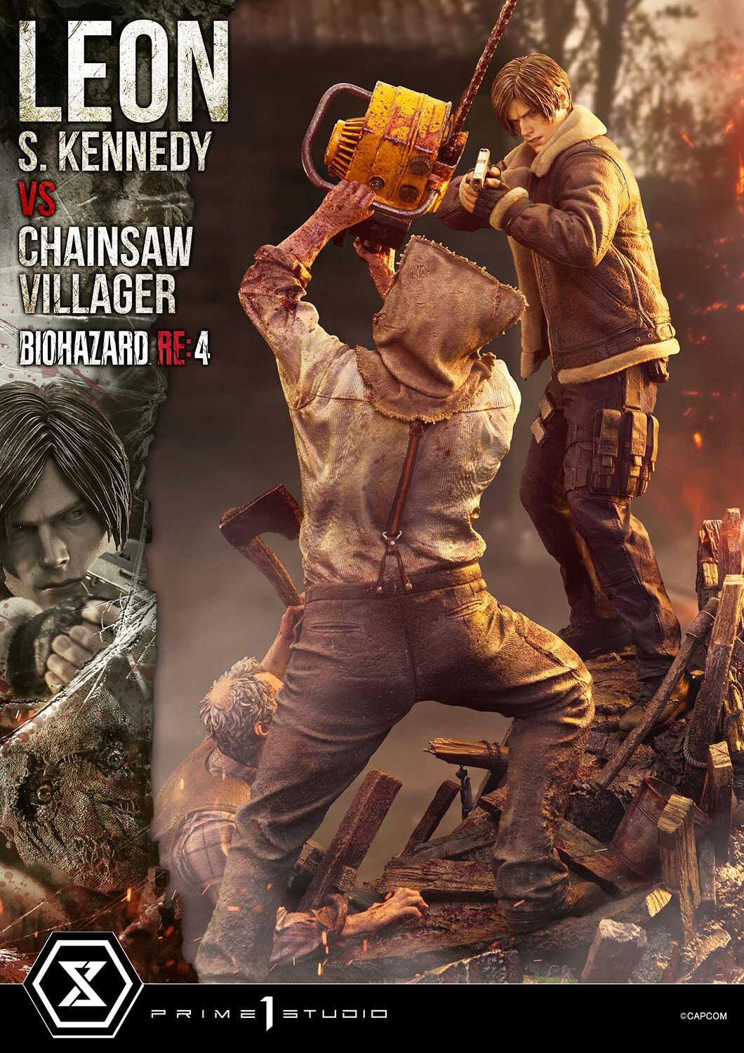 Biohazard Re:4 - Chainsaw Otoko - Leon S. Kennedy - Los Ganados - Ultimate Premium Masterline (UPMRE4-02) - 1/4 (Prime 1 Studio) photo 68