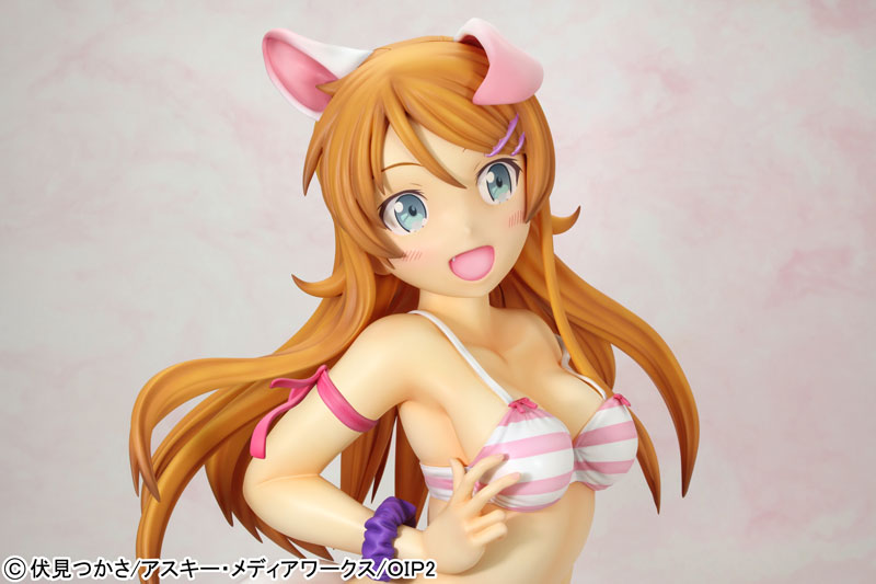 Ore no Imouto ga Konna ni Kawaii Wake ga Nai. - Kousaka Kirino - Grand Toys - Super Figure (SF2.5) - 1/2.5 - Nekomimi Swimsuit ver. , Soft Bust Edition (Griffon Enterprises) photo 2