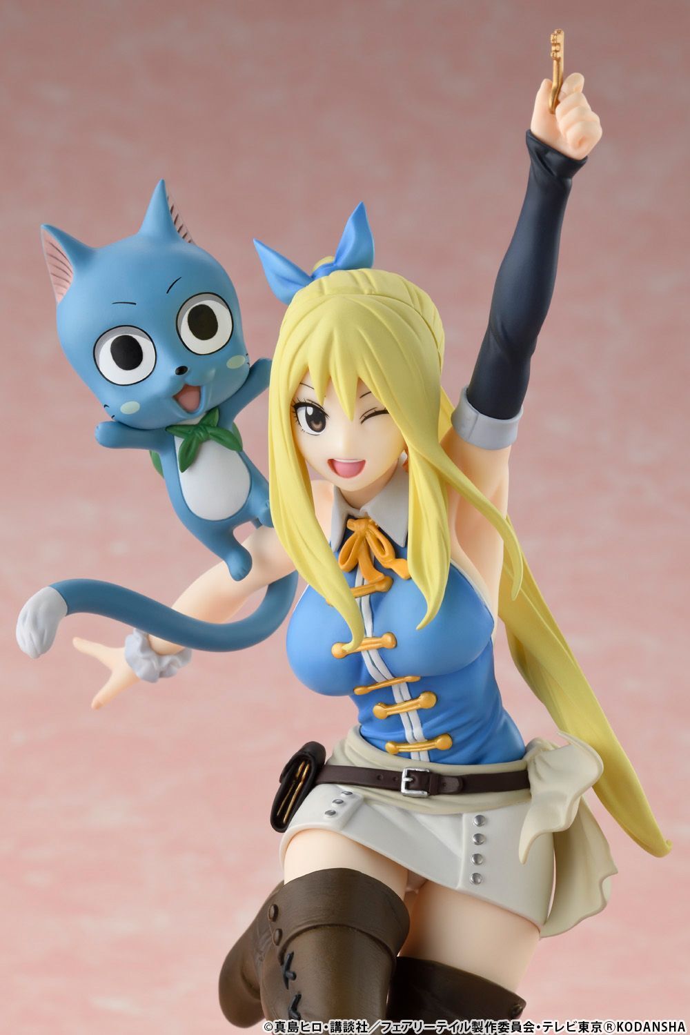 Fairy Tail - Happy - Lucy Heartfilia - 1/8 - Wink Ver. (Bell Fine)