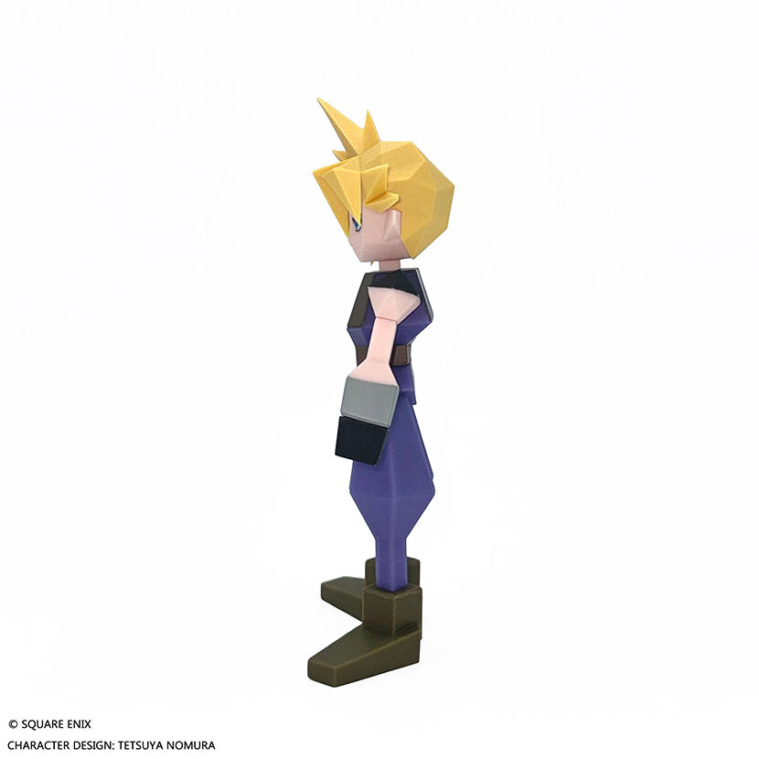 Final Fantasy VII - Cloud Strife - Polygon Sofubi - Sofubi Figure (Square Enix) photo 2