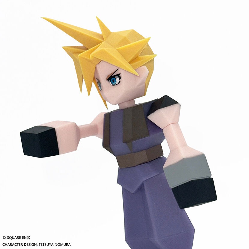 Final Fantasy VII - Cloud Strife - Polygon Sofubi - Sofubi Figure (Square Enix) photo 5