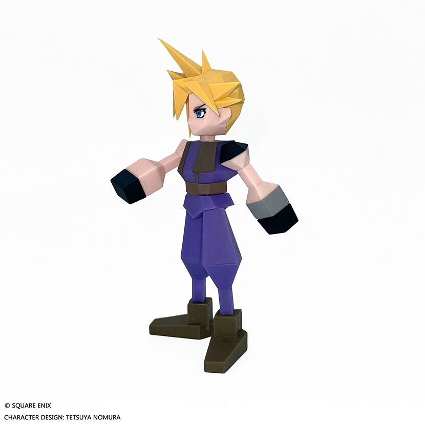 Final Fantasy VII - Cloud Strife - Polygon Sofubi - Sofubi Figure (Square Enix) photo 6