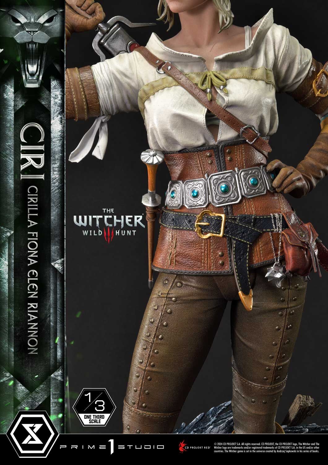 The Witcher 3: Wild Hunt - Ciri - Hound of the Wild Hunt - Museum Masterline Series (MMW3-03S) - 1/3 - Bonus Version (Prime 1 Studio) photo 3