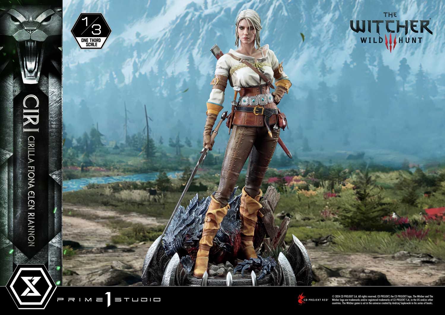 The Witcher 3: Wild Hunt - Ciri - Hound of the Wild Hunt - Museum Masterline Series (MMW3-03S) - 1/3 - Bonus Version (Prime 1 Studio) photo 7